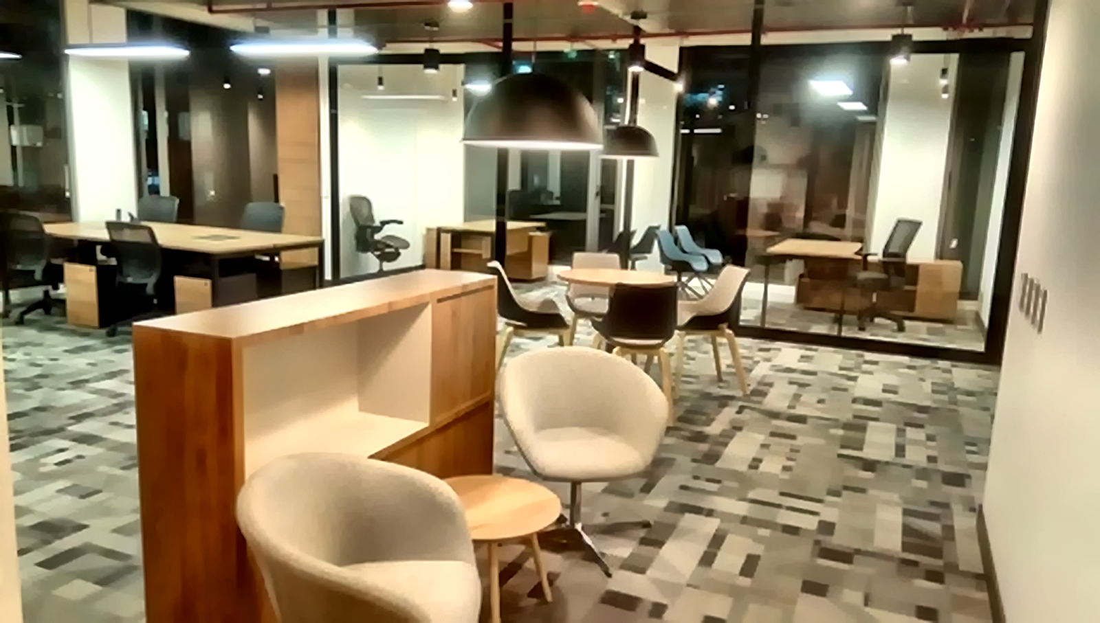 Espacio remodelado, oficina